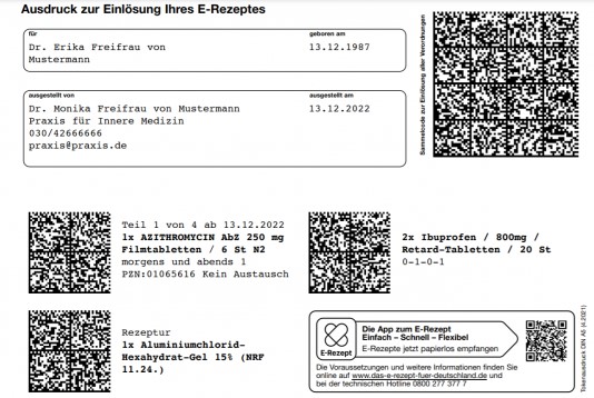 Apotheke E-Rezept Digitalisierung eRezept gematik Verordnung Arzneimittel E-Rezept